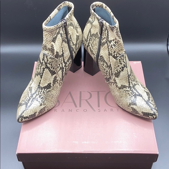 VINCE CAMUTO SNAKESKIN BOOTIE - SIZE 10! NIB 🐍 - Picture 5 of 5